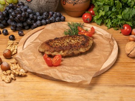 Котлеты из курицы с картофельным пюре